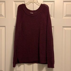 Maroon sweater